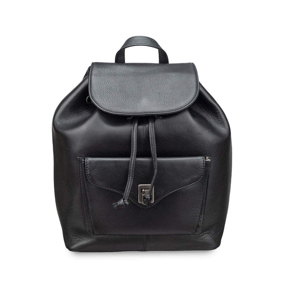 Рюкзак Dr.Koffer из натуральной кожи черный