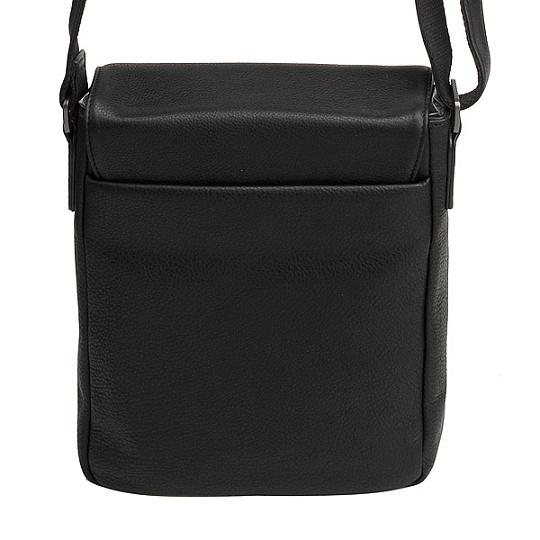 Сумка через плечо Dr.Koffer из натуральной кожи черная