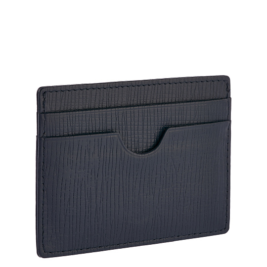 Кредитница Dr.Koffer из натуральной кожи синяя