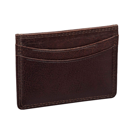 Кредитница Dr.Koffer из натуральной кожи коричневая