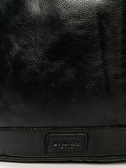 Рюкзак Dr.Koffer из натуральной кожи черный