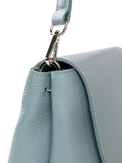 Женская сумка Dr. Koffer из натуральной кожи голубая