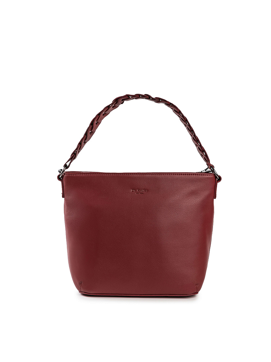 Женская сумка Dr.Koffer из натуральной кожи красная