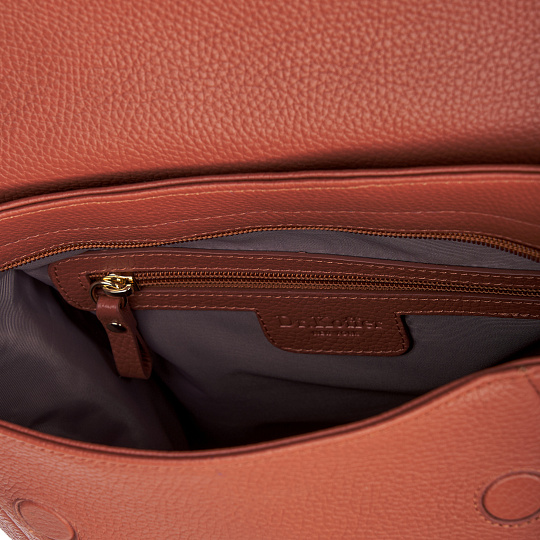 Рюкзак Dr. Koffer из натуральной кожи оранжевый