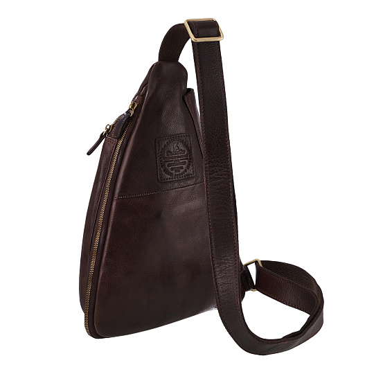 Рюкзак Dr.Koffer из натуральной кожи темно-коричневый