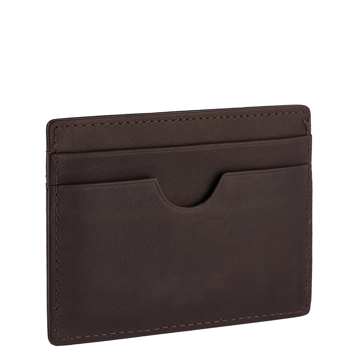 Кредитница Dr.Koffer из натуральной кожи коричневая