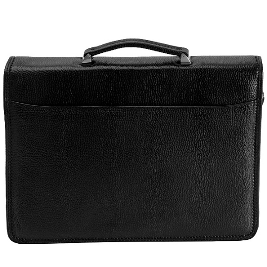 Компактный портфель с отменной эргономикой (черного цвета) Dr.Koffer P402104-02-04