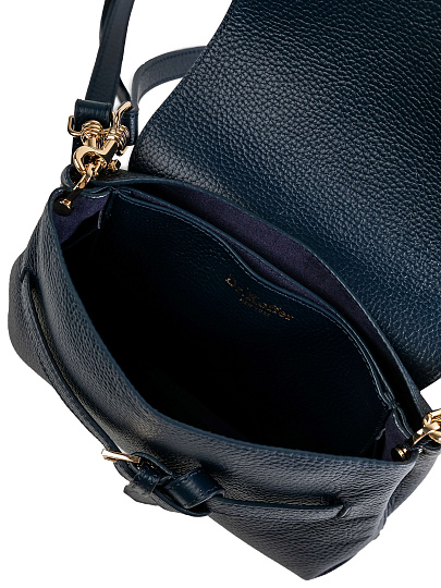 Женская сумка Dr.Koffer из натуральной кожи темно-фиолетовая