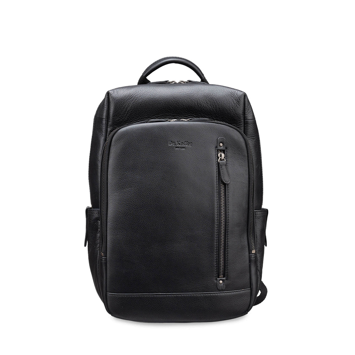 Рюкзак Dr.Koffer из натуральной кожи черный