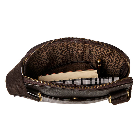 Сумка через плечо коричневая Dr.Koffer M402714-220-09