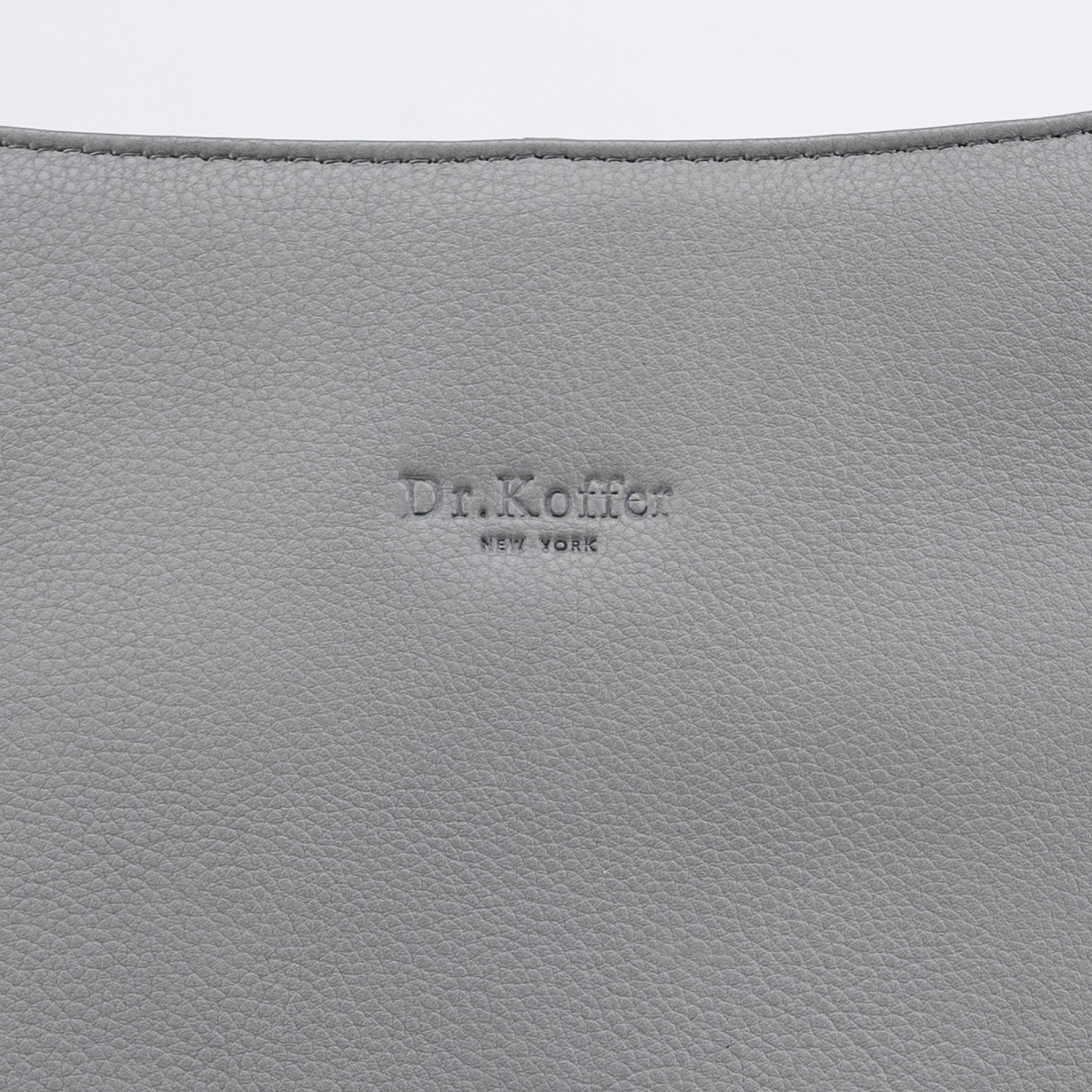 Женская сумка Dr.Koffer из натуральной кожи серая