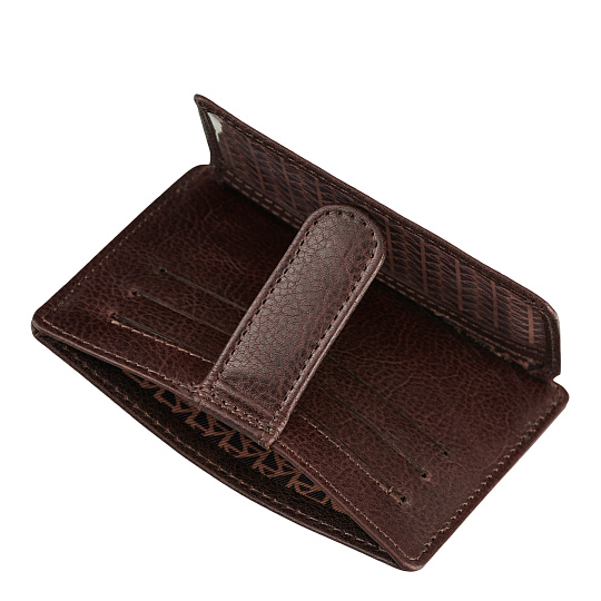 Кредитница Dr.Koffer из натуральной кожи коричневая