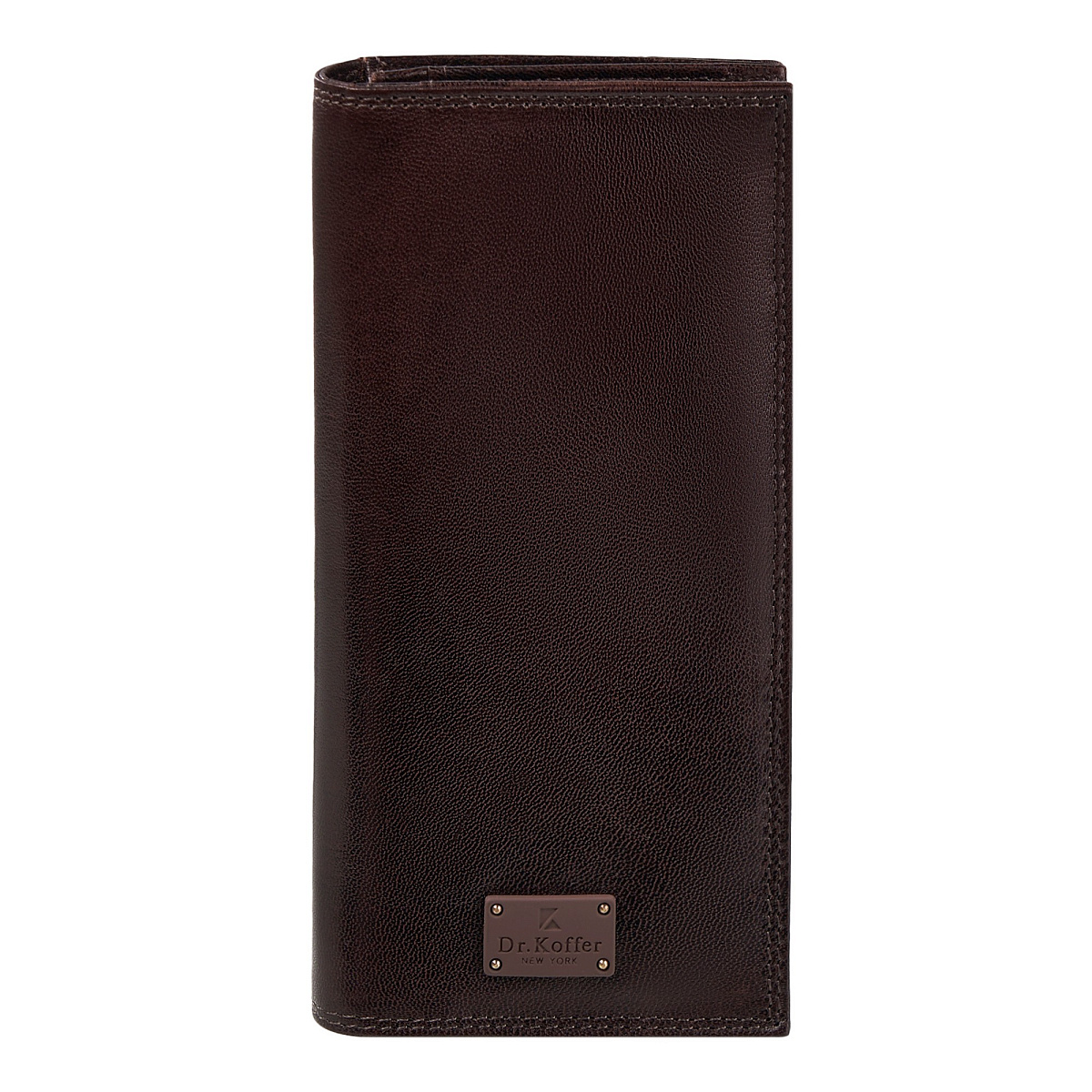 Портмоне Dr.Koffer из натуральной кожи коричневое