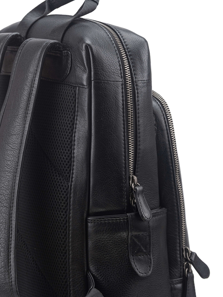 Рюкзак Dr. Koffer из натуральной кожи черный