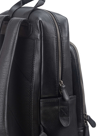 Рюкзак Dr. Koffer из натуральной кожи черный