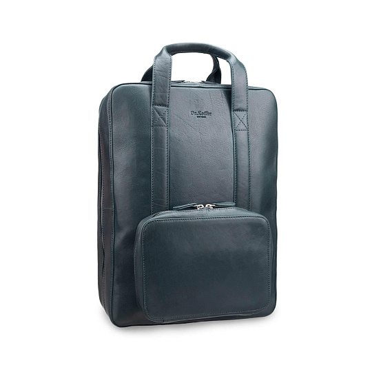 Рюкзак Dr.Koffer из натуральной кожи синий