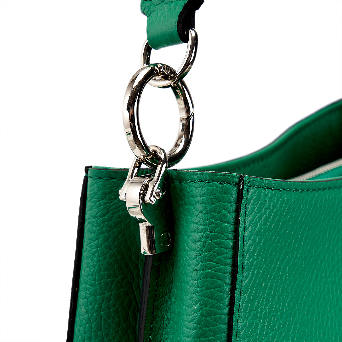 Женская сумка Dr. Koffer из натуральной кожи зеленая