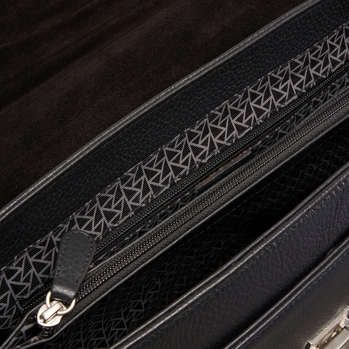 Портфель Dr.Koffer из натуральной кожи черный