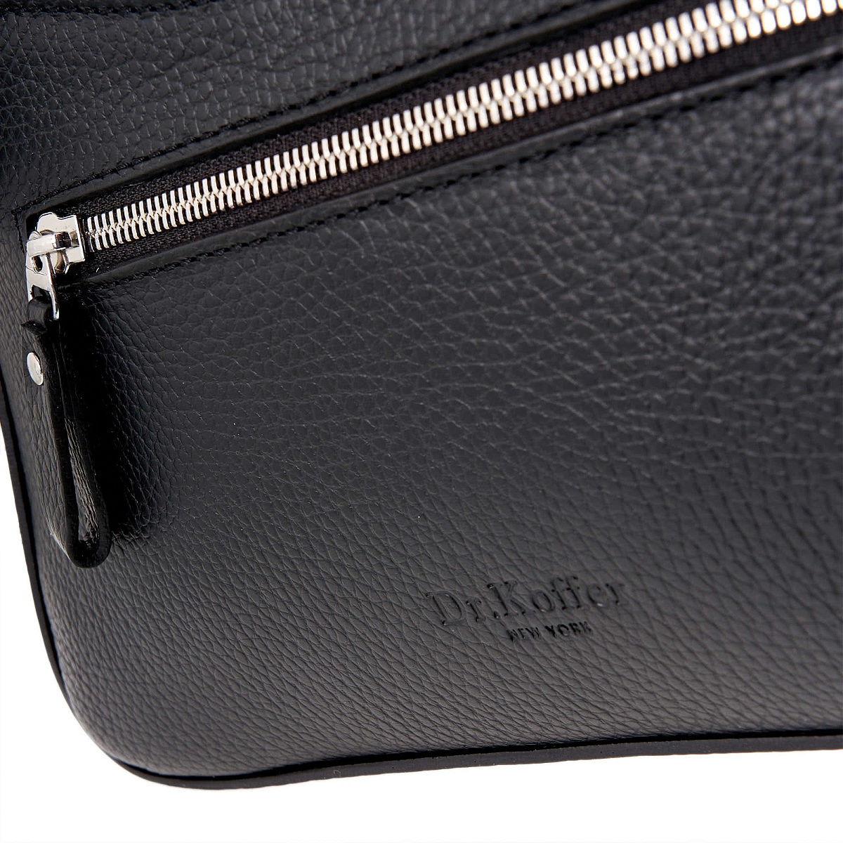 Женская сумка Dr. Koffer из натуральной кожи черная