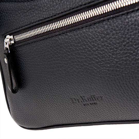Женская сумка Dr. Koffer из натуральной кожи черная