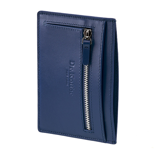Кошелек Dr.Koffer из натуральной кожи синий