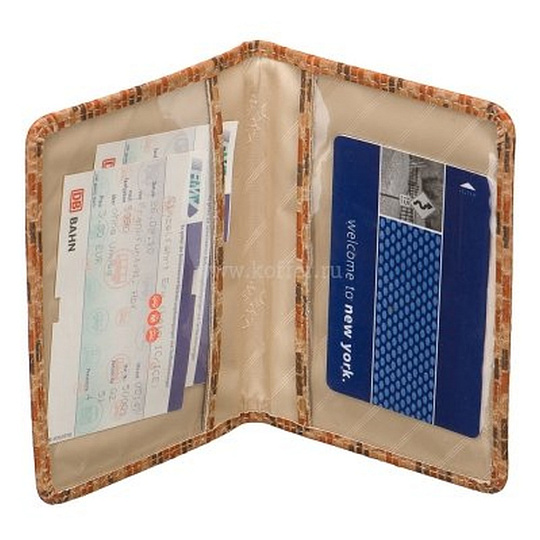 Обложка для автодокументов из натуральной кожи Dr. Koffer