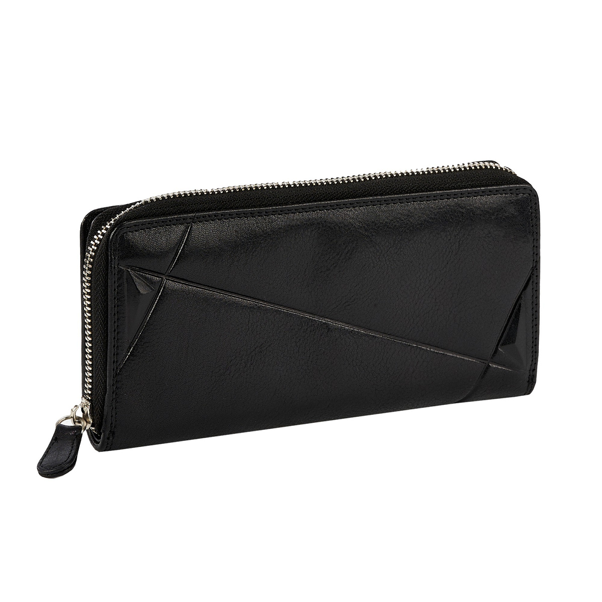 Портмоне Dr.Koffer из натуральной кожи черное