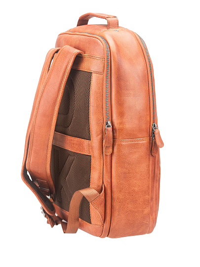 Рюкзак Dr. Koffer из натуральной кожи коричневый