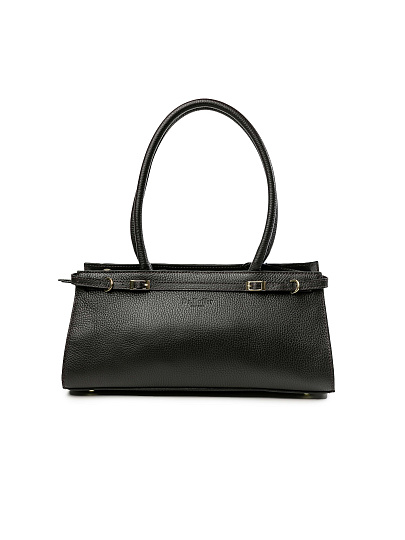 Женская сумка Dr.Koffer из натуральной кожи темно-коричневая