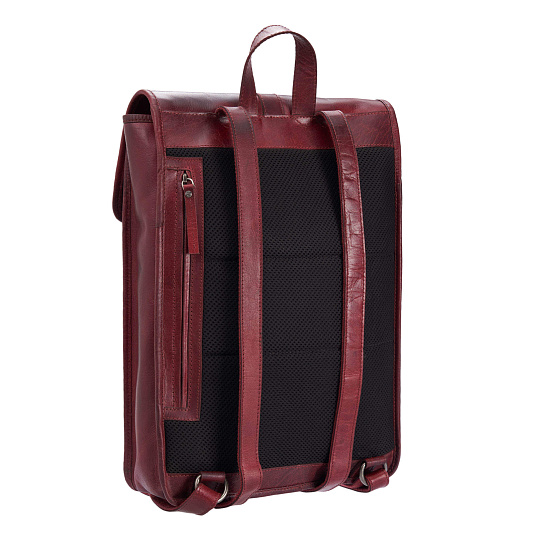 Рюкзак Dr.Koffer из натуральной кожи бордовый
