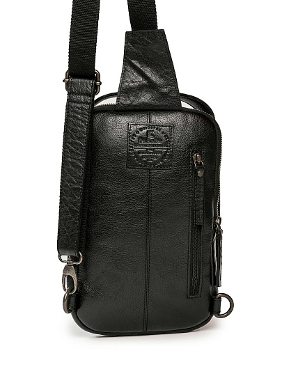 Рюкзак Dr.Koffer из натуральной кожи черный