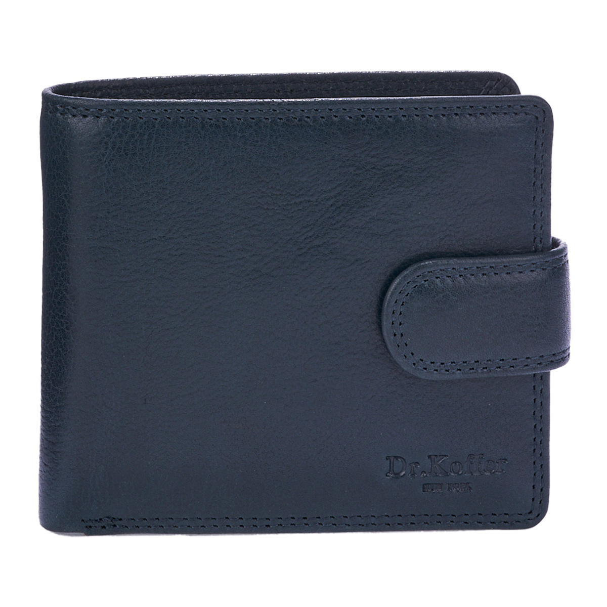 Портмоне Dr.Koffer из натуральной кожи синее