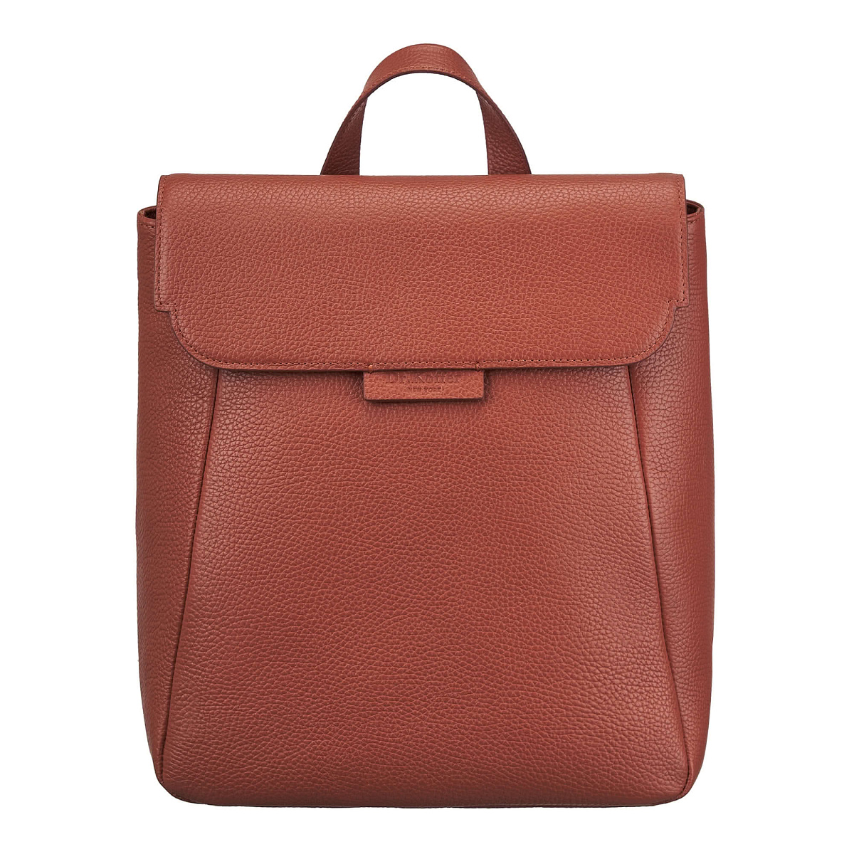 Рюкзак Dr. Koffer из натуральной кожи оранжевый