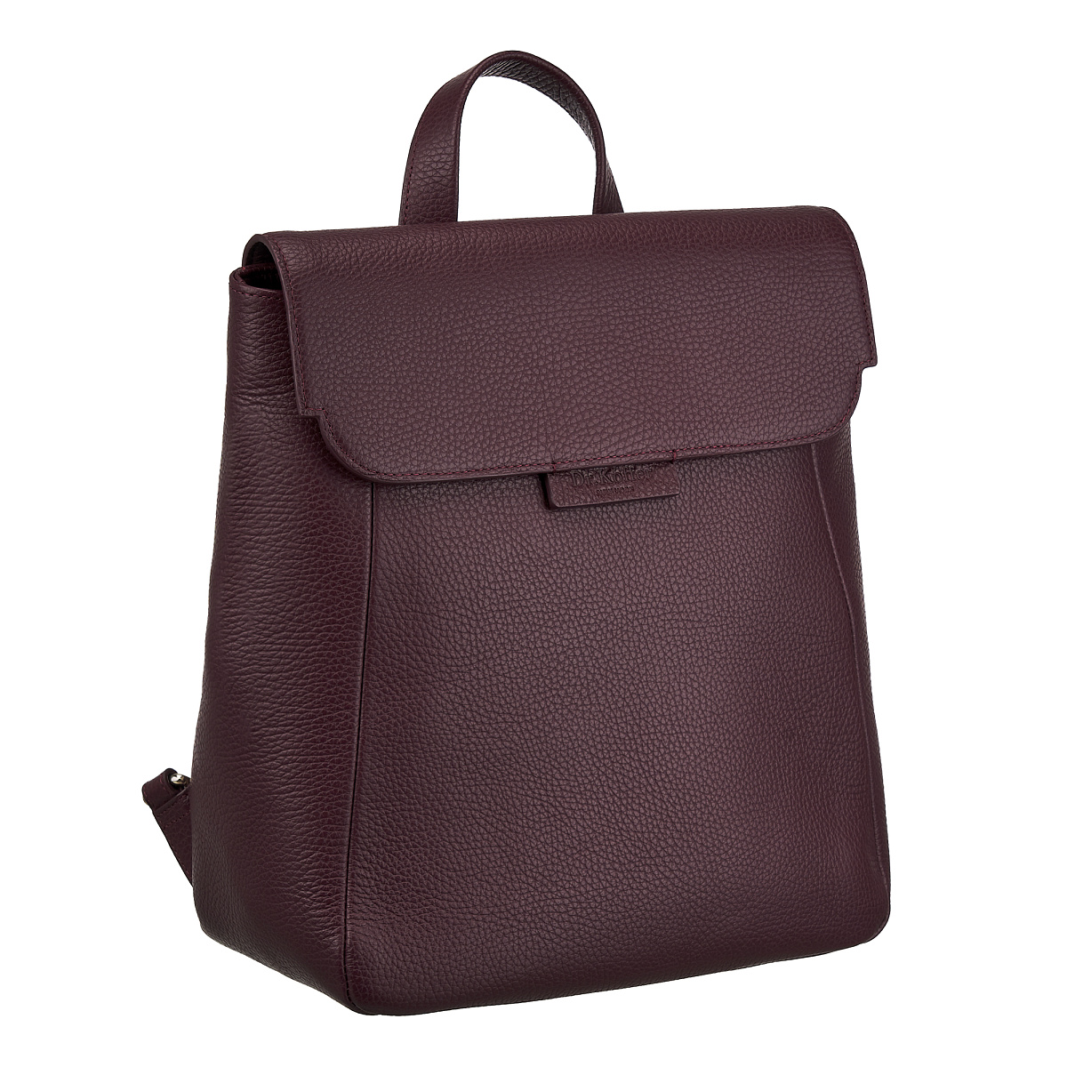 Рюкзак Dr. Koffer из натуральной кожи фиолетовый