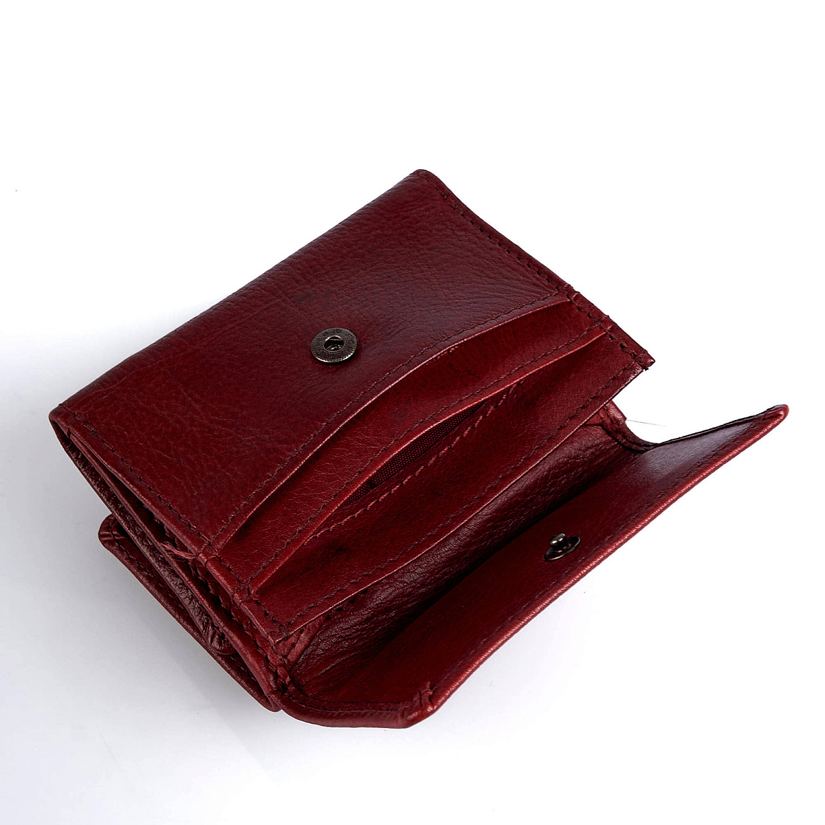 Портмоне Dr.Koffer из натуральной кожи бордовый