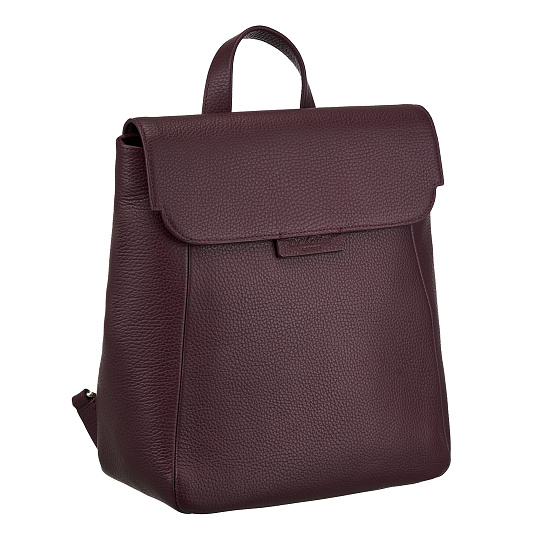 Рюкзак Dr. Koffer из натуральной кожи фиолетовый