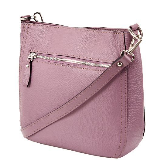 Женская сумка Dr. Koffer из натуральной кожи розовая