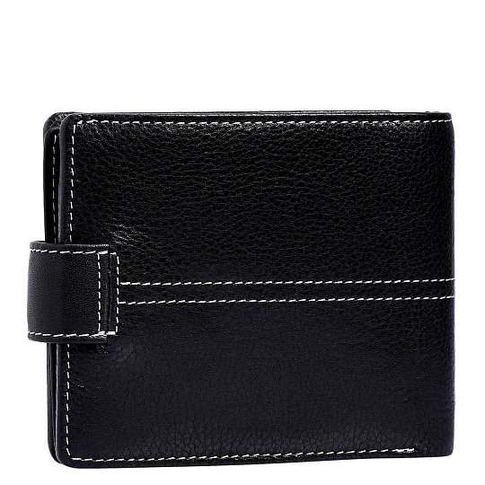 Портмоне Dr.Koffer из натуральной кожи черное