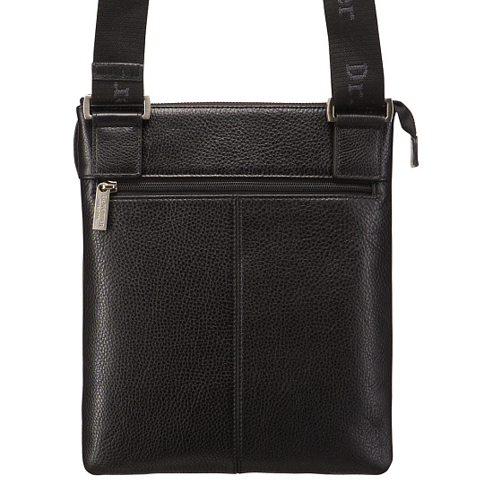 Сумка через плечо Dr.Koffer из натуральной кожи черная