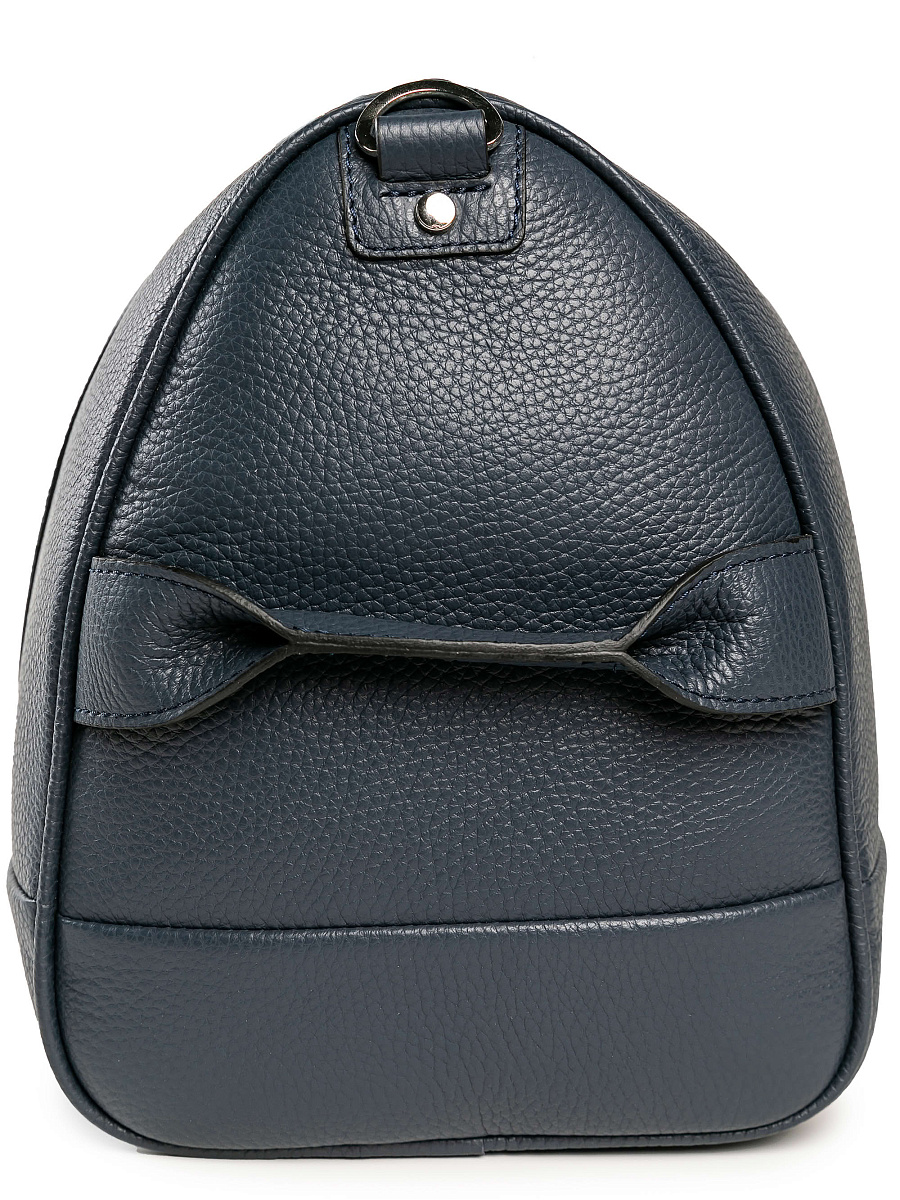 Дорожная сумка Dr. Koffer из натуральной кожи синяя