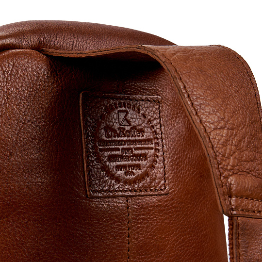 Рюкзак Dr.Koffer из натуральной кожи светло-коричневый