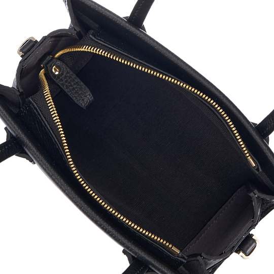 Женская сумка Dr. Koffer из натуральной кожи черная