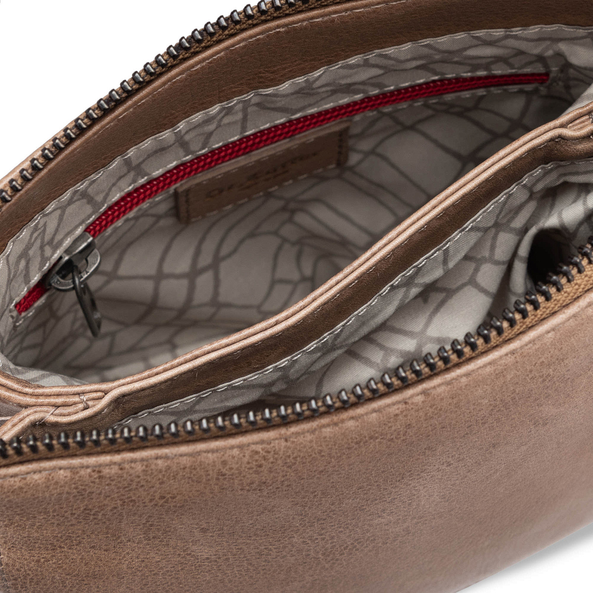 Женская сумка Dr.Koffer из натуральной кожи бежевая