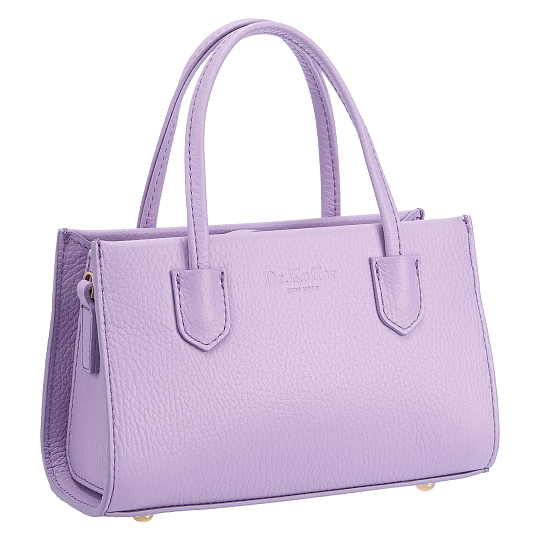 Женская сумка Dr. Koffer из натуральной кожи розовая