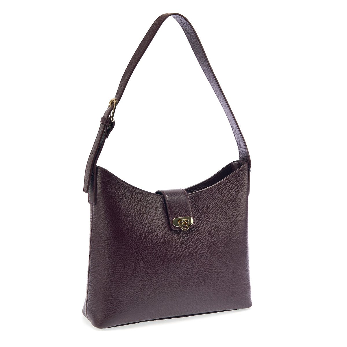 Женская сумка  Dr. Koffer из натуральной кожи фиолетовая