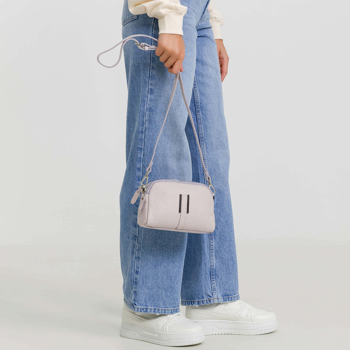 Женская сумка Dr. Koffer из натуральной кожи розовая