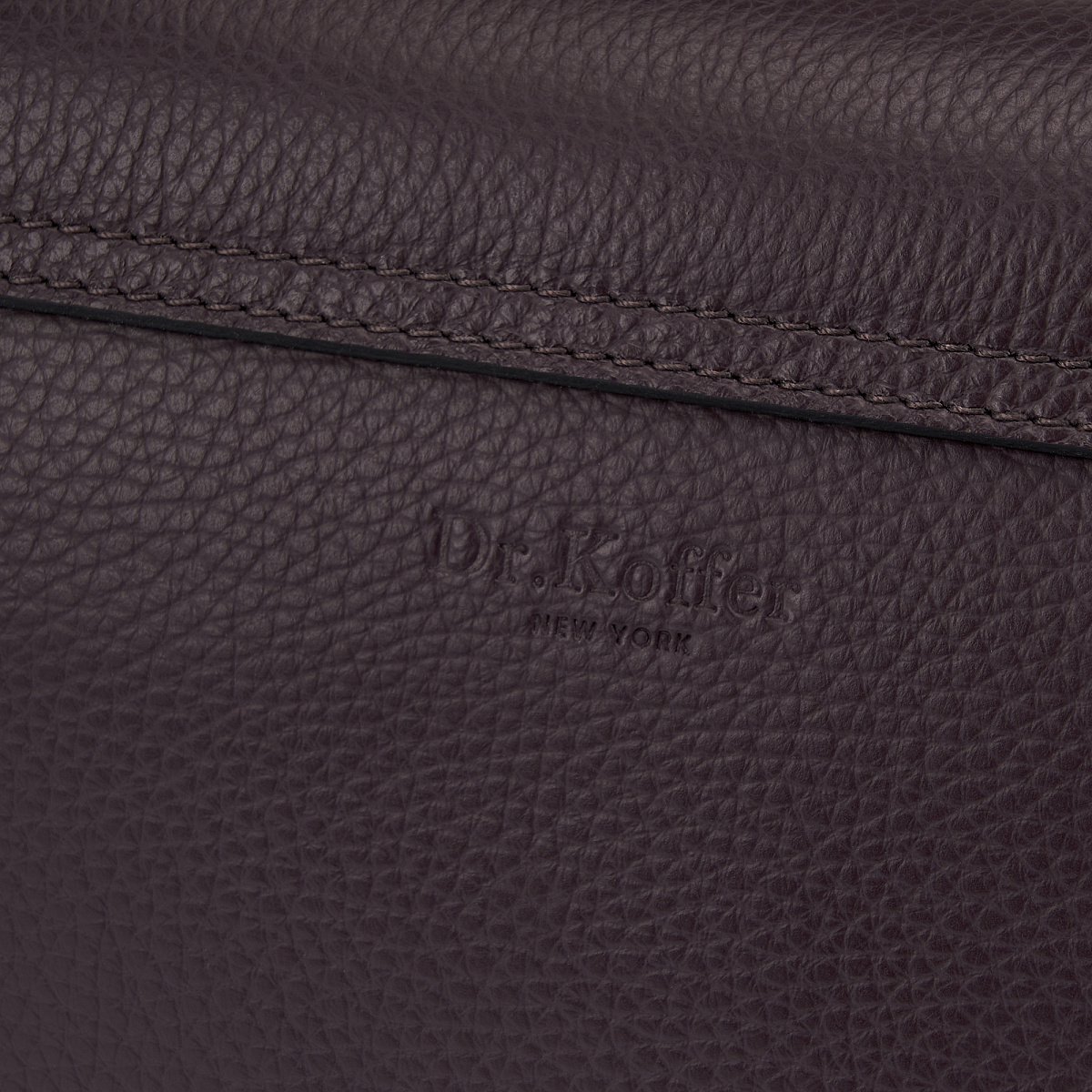 Женская сумка Dr. Koffer из натуральной кожи фиолетовая