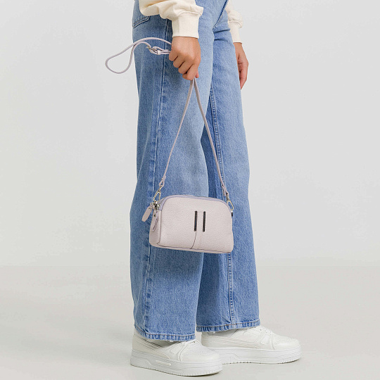 Женская сумка Dr. Koffer из натуральной кожи розовая