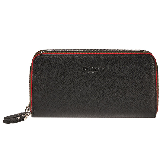 Портмоне Dr.Koffer из натуральной кожи черное