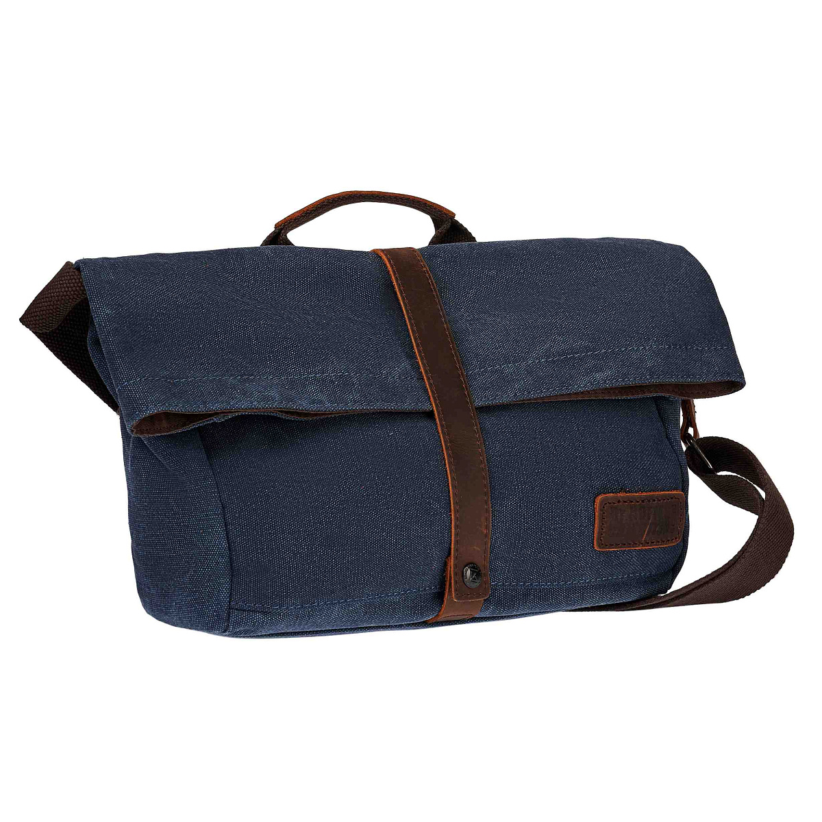 Сумка через плечо Dr.Koffer из канваса и натуральной кожи